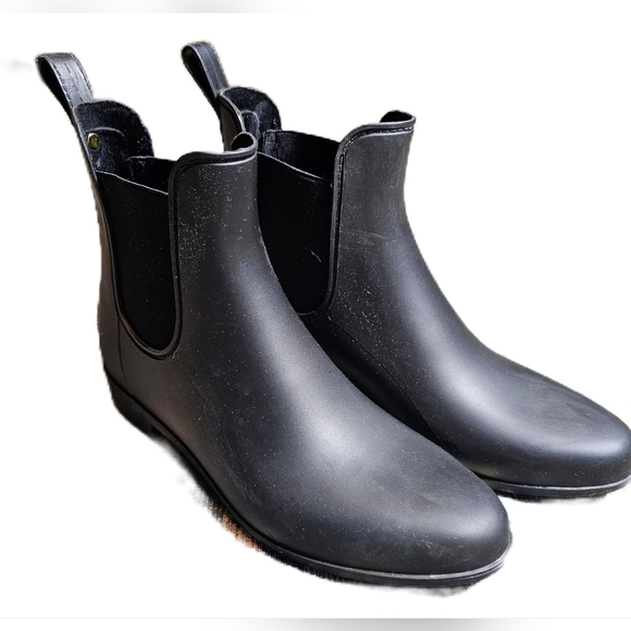Sam Edelman Black Chelsea Rain Boot Women's Size 10M - Picture 1 of 9
